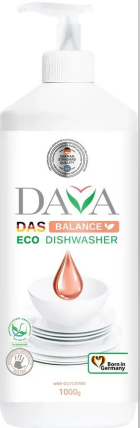 DAVA BALANCE Засіб екологічний для миття посуду з гліцерином 1000г